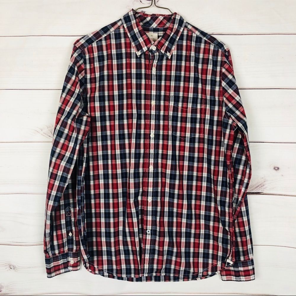 Gap men’s lived-in button down shirt size Large Preppy 90s - Picture 1 of 6